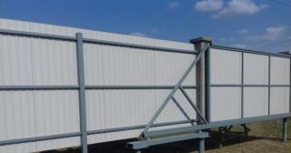 Купить откатные ворота на сваях Барабинск, цена от 2753 руб.